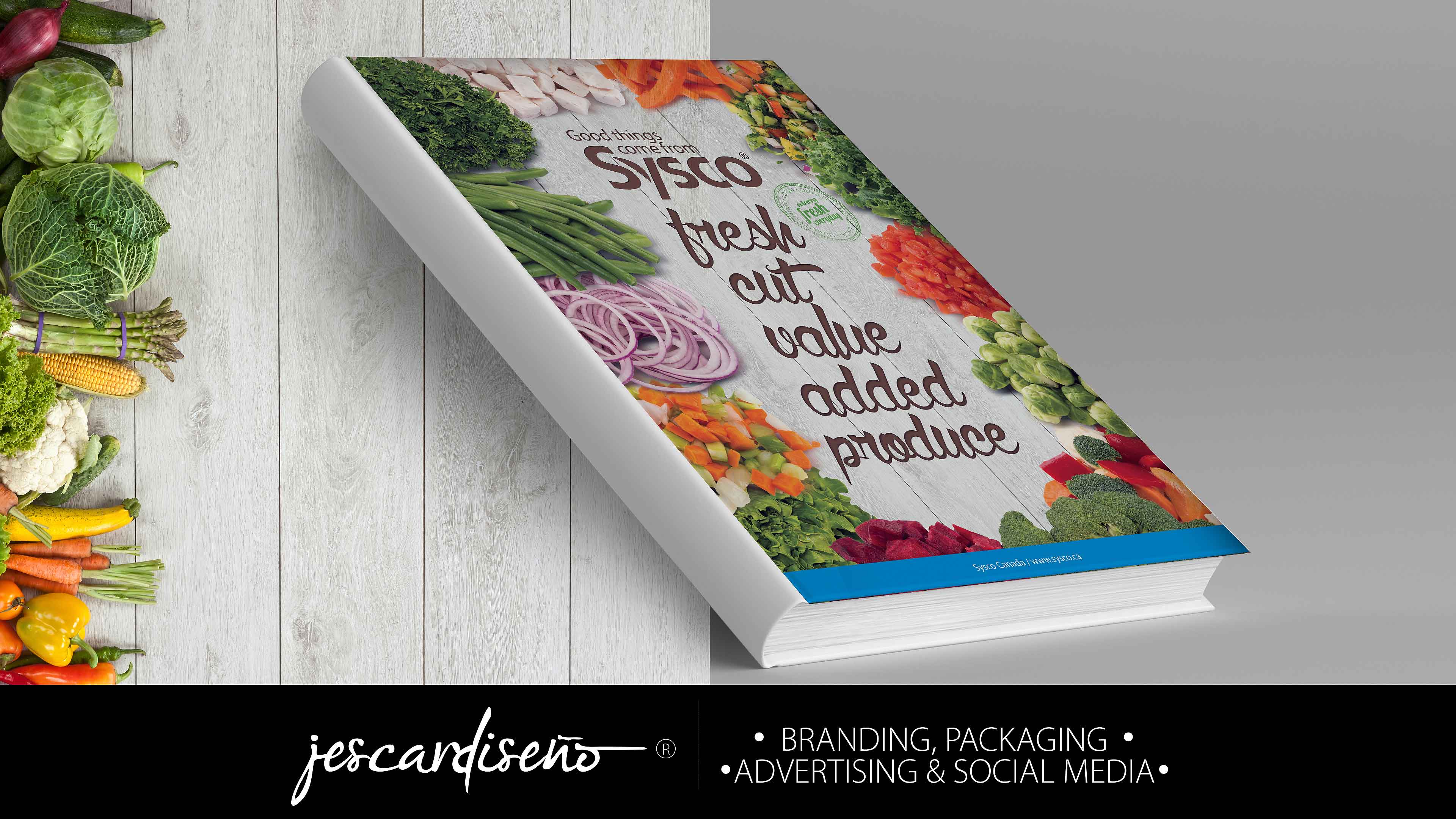 sysco brochure branding advertising jescardiseno portafolio a