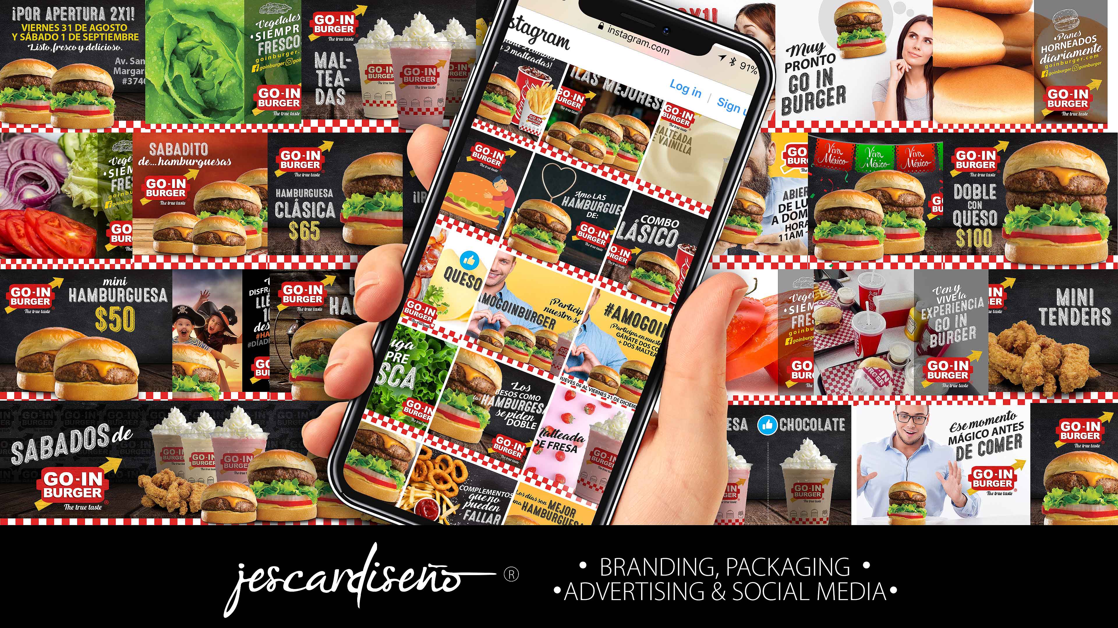 goinburger socialmedia packaging branding jescardiseno portafolio a