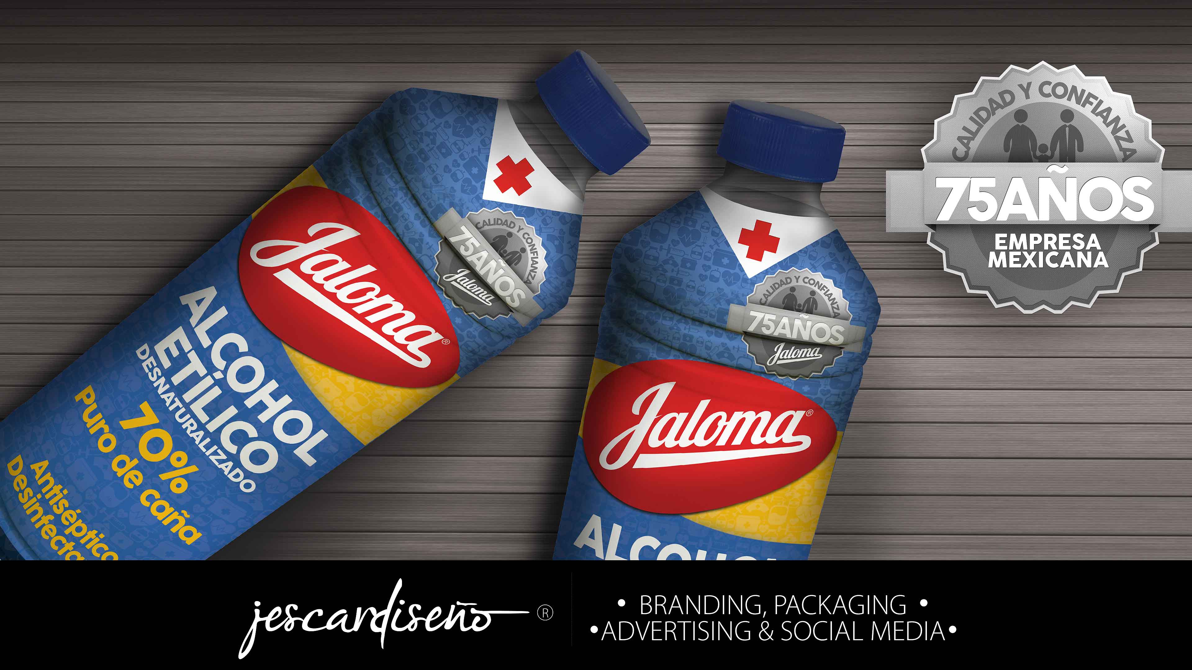 jaloma curacion packaging branding jescardiseno portafolio a